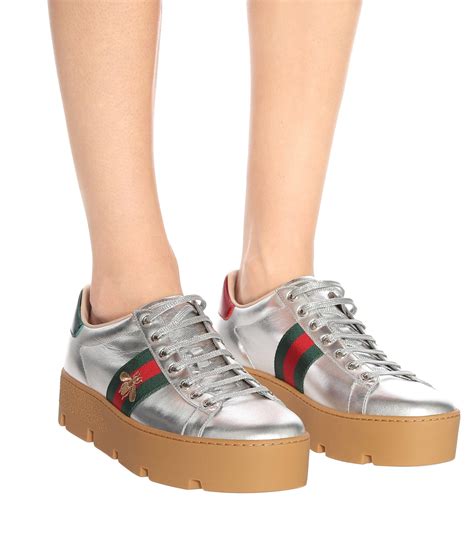 gucci ace sneakers platform.